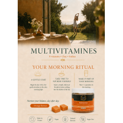 ALTHÉA Multivitamin Gummies – 9 Vitamins, Zinc and Iodine – Orange Flavour