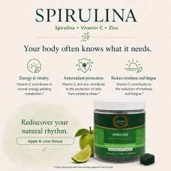 ALTHÉA Spirulina Gummies – Vitamin C, Zinc & Vitamin B12 – Green Apple & Lime