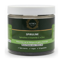 Gummies Spiruline ALTHÉA – Vitamine C, Zinc et Vitamine B12 – Pomme Verte & Citron Vert